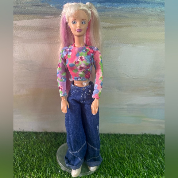 1999 Cool Clips/1998 Happening Hair Barbie Bundle - Picture 9 of 10
